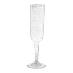 Champagneglazen Zilver 4st, Verzenden, Nieuw