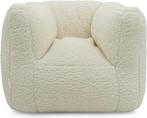 Fauteuiltje Beanbag Teddy cream white, Kinderen en Baby's, Verzenden, Nieuw