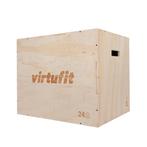 VirtuFit Houten Plyo Box 3-in-1 - Groot - 50 x 60 x 75 cm, Verzenden, Nieuw