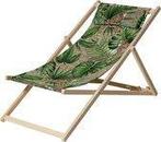 Madison houten strandstoel, beach chair in diverse kleuren., Tuin en Terras, Nieuw, Verzenden