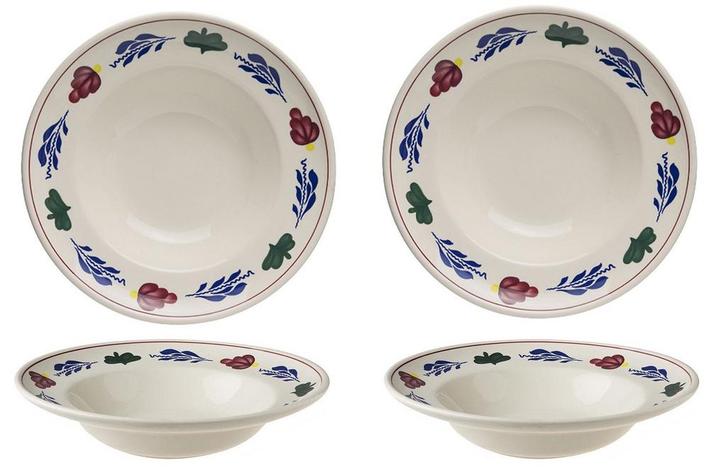 Boerenbont Bord Diep 28cm set van 4 stuks (Huishouden), Huis en Inrichting, Keuken | Servies, Nieuw, Verzenden