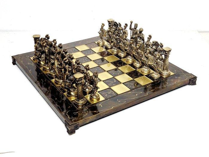 Schaakspel - Koper, Antiek en Kunst, Curiosa en Brocante