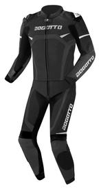Bogotto Misano Black Grey 2PC Leather Motorcycle Suit, Nieuw met kaartje, Bogotto, Heren, Combipak