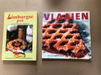 2 Boeken - Limburgse Vlaaien - Recepten - in nieuwstaat, Boeken, Kookboeken, Nederland en België, Ophalen of Verzenden, Zo goed als nieuw