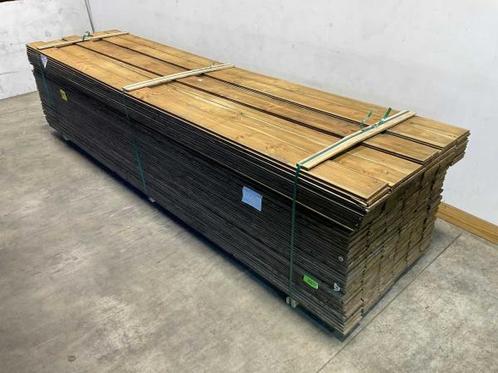 Veiling - 40x Douglas dakbeschot met mes- en groef 400x17,5x, Doe-het-zelf en Verbouw, Hout en Planken, Nieuw