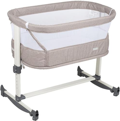 Babygo Vivaldi Beige Wieg Aan Bed 4652, Kinderen en Baby's, Babywiegjes en Ledikanten, Nieuw, Verzenden