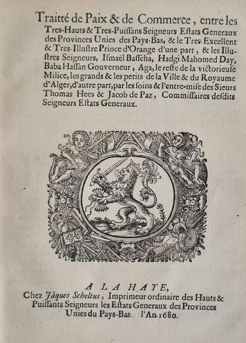 Anon - Traitte de paix & de commerce..entre...des Pay Bas, Antiek en Kunst, Antiek | Boeken en Bijbels