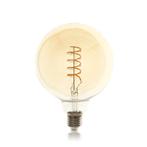 LED FILAMENT E27 GLOBE S DIMBAAR AMBER 4W, Nieuw