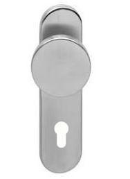 Intersteel knopschild brandvertragend PC72 9 mm stift RVS, Doe-het-zelf en Verbouw, Hang- en Sluitwerk, Nieuw, Ophalen of Verzenden