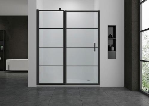 Sani Royal Douchedeur met Vast Paneel 130x200cm, Doe-het-zelf en Verbouw, Sanitair