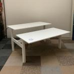 Slinger Duo bureau, per blad 160x80 cm, Wit