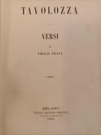 Emilio Praga - Tavolozza - 1862, Antiek en Kunst, Antiek | Boeken en Bijbels