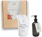 Leeff Giftbox Handzeep Fabulous Fig –Glazen Zeeppomp ( ..., Verzenden, Nieuw