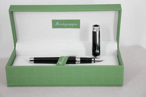 Montegrappa - Parola Black Fountain - Vulpen, Verzamelen, Pennenverzamelingen