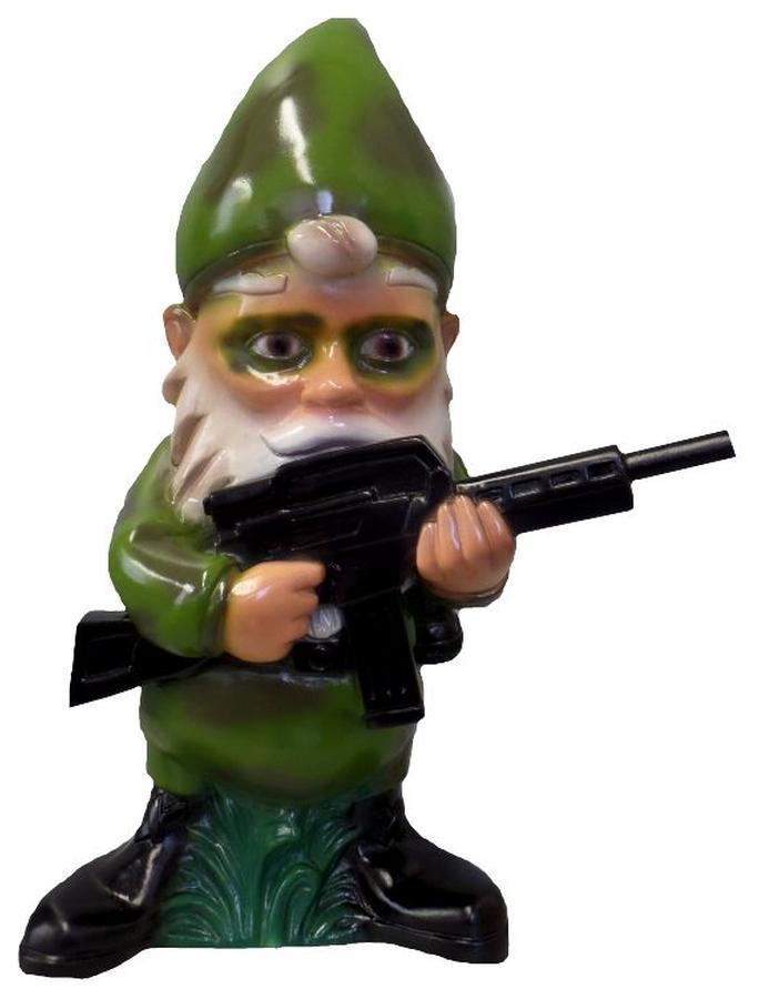 Commando tuinkabouter, Tuin en Terras, Tuinbeelden, Nieuw, Verzenden