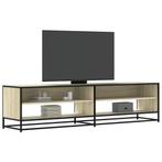 vidaXL Tv-meubel 180,5x40x46 cm bewerkt hout sonoma, Verzenden, Nieuw, Overige houtsoorten