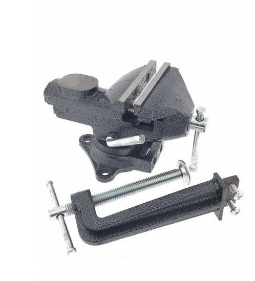 Draaibare Bankschroef 75 Mm - 2 In 1 - Schroefbank - Klem -, Auto diversen, Autogereedschap, Nieuw, Ophalen of Verzenden