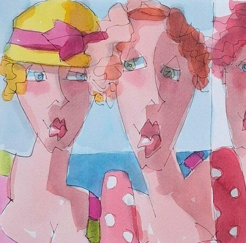 Lucio Diodati (1955) - Nel mio petto, Antiek en Kunst, Kunst | Schilderijen | Modern