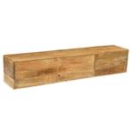 Tv-meubel Mangohout Zwevend Vigo 180 cm, Verzenden, Nieuw, Overige houtsoorten, Industriële meubels