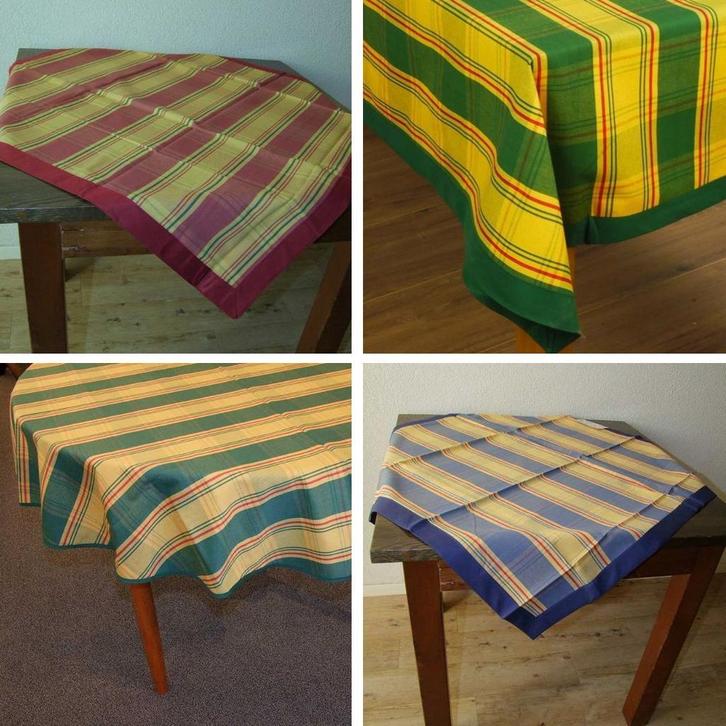 Tafelkleed tafellaken Scott vierkant 90x90 cm div. kleuren, Huis en Inrichting, Tafelkleden, Nieuw, Binnen, Ophalen of Verzenden