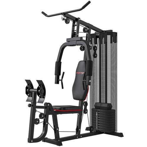 SPORTNOW Thuis Fitnessstation Met 45 Kg Gewichtsblokken, Kab, Sport en Fitness, Fitnessmaterialen, Nieuw, Verzenden