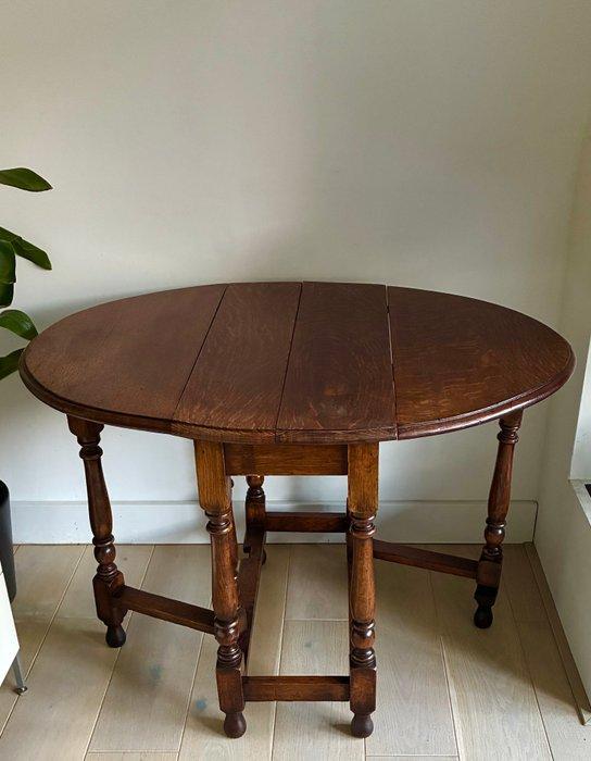 Hangoortafel - Eik - Gateleg tafel klaptafel, Antiek en Kunst, Antiek | Overige Antiek