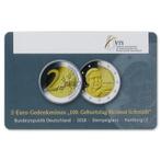Duitsland 2 Euro Helmut Schmidt 2018 Coincard J, Postzegels en Munten, Munten | Europa | Euromunten, Verzenden
