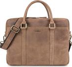 Schouder- laptoptas LEABAGS (model Istanbul), Ophalen of Verzenden, Nieuw