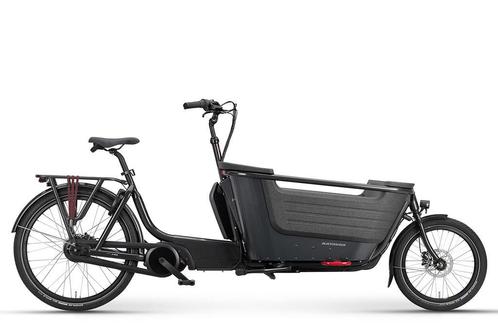 Batavus Fier 2 Enviolo Flex accu 1 Zwart 52, Fietsen en Brommers, Fietsen | Bakfietsen, 2 kinderen, Nieuw, Elektrisch, Huif, Ophalen