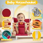 KIDIZ® Babyschommel - Kinderschommel - Baby Swing - Rood, Verzenden, Nieuw