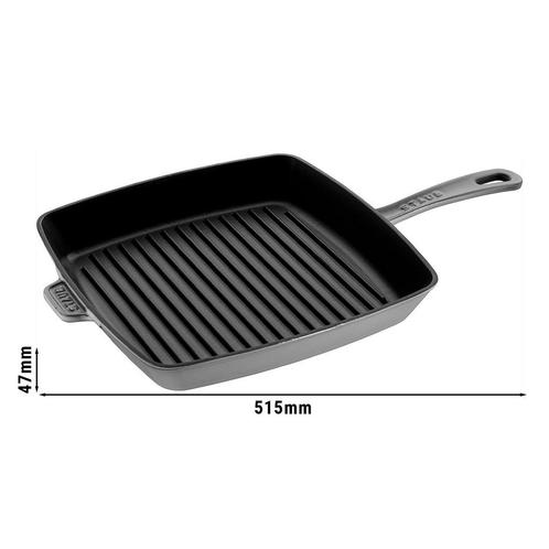 GGM Gastro | STAUB | GRILL PANS - American Grill - 300x300mm, Huis en Inrichting, Keuken | Potten en Pannen, Verzenden