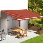 vidaXL Vervangingsdoek voor luifel 6x3,5 m oranje en bruin, Tuin en Terras, Zonneschermen, Verzenden, Nieuw