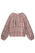 -50% Summum  Summum 2s3242-12214 longsleeve top pink check, Kleding | Dames, Verzenden, Nieuw, Roze
