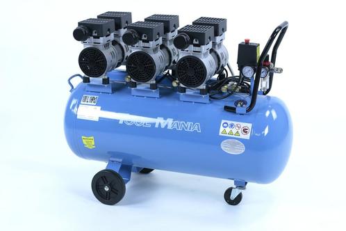 TM 100 Liter Professionele Low Noise Compressor 3HP 230v, Auto diversen, Autogereedschap, Nieuw, Verzenden