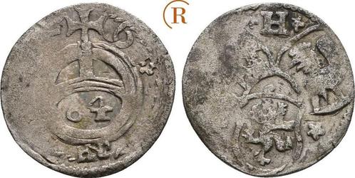 Dreier ( Groeschlein ) Schleusingen 1556 Henneberg: Wilhe..., Postzegels en Munten, Munten | Europa | Niet-Euromunten, Verzenden