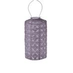 Solar Lampion Cylinder - Mandela Mauve Purple - 18 cm, Tuin en Terras, Verzenden, Minder dan 50 watt, Overige typen, Nieuw