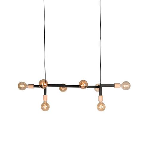 LABEL51 Hanglamp Loco - Zwart - Metaal, Huis en Inrichting, Lampen | Hanglampen, Nieuw, Ophalen of Verzenden