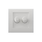 Duo dimmer knop | Calex (Wit), Doe-het-zelf en Verbouw, Elektra en Kabels, Verzenden, Nieuw