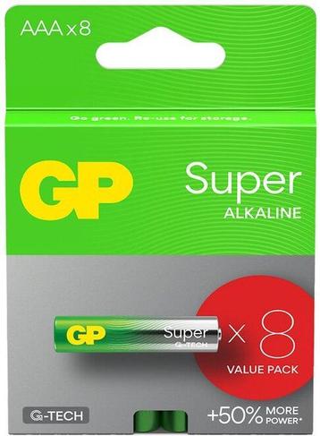 GP S8 AAA alkaline batterij 10x 8 per set van €80 voor €26 beschikbaar voor biedingen