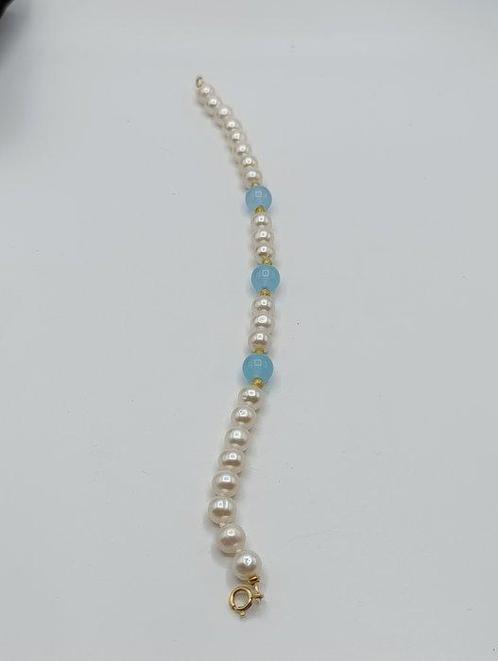 Zonder Minimumprijs - Armband - 18 karaat Geel goud, akoya, Sieraden, Tassen en Uiterlijk, Armbanden
