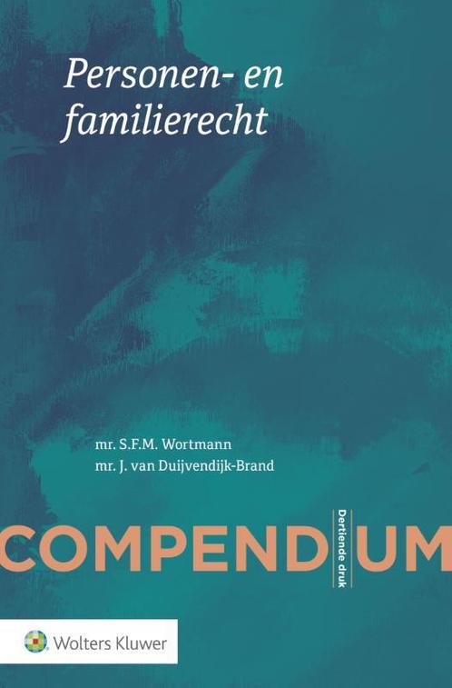 Compendium van het personen  en familierecht 9789013142341, Boeken, Schoolboeken, Zo goed als nieuw, Verzenden