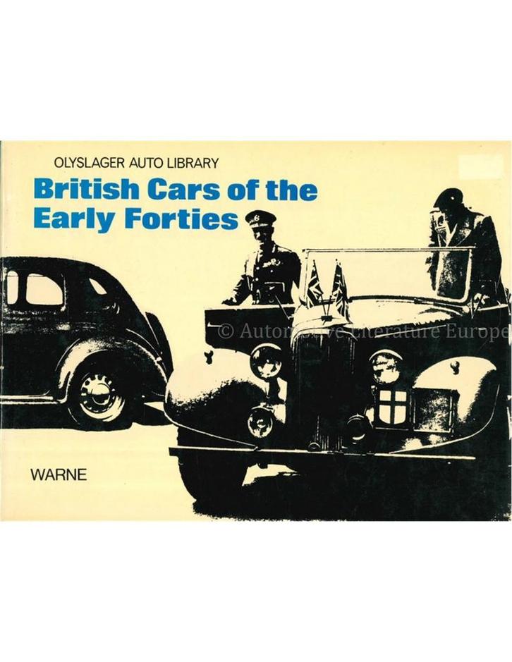 BRITISH CARS OF THE EARLY FORTIES, Boeken, Auto's | Boeken