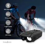 Fietscamera 3-in-1 | Full HD met Bike LED koplamp en Claxon, Waterbestendig, Verzenden, Voorlicht, Nieuw