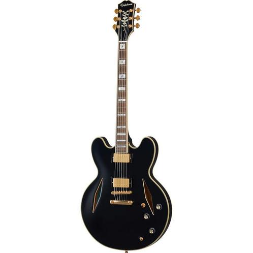 (B-Stock) Epiphone Emily Wolfe Sheraton Stealth Black Aged G, Muziek en Instrumenten, Snaarinstrumenten | Gitaren | Akoestisch