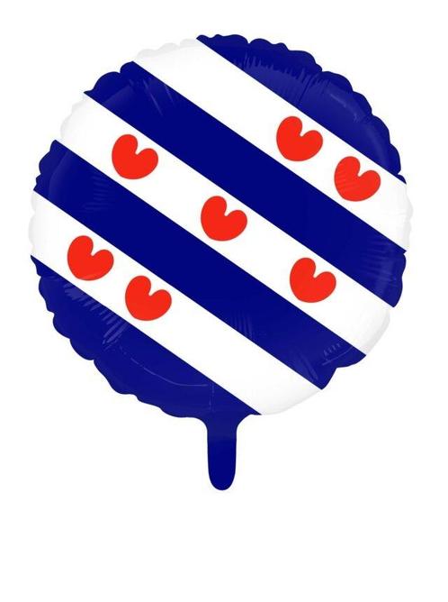 Friesland Helium Ballon Leeg 45cm, Hobby en Vrije tijd, Feestartikelen, Nieuw, Verzenden