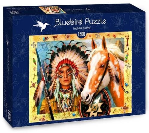 Indian Chief Puzzel (1500 stuks) | Bluebird Puzzle - Puzzels, Hobby en Vrije tijd, Denksport en Puzzels, Nieuw, Verzenden