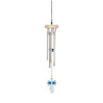 Windgong Natures Melody Gem Tunes met Crystal Angel Blue,, Verzenden, Nieuw