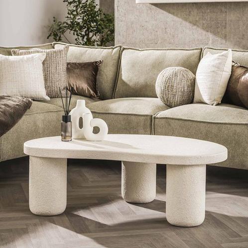 *WOONWINKEL* Salontafel XL Kiezel Organisch, Huis en Inrichting, Tafels | Salontafels, Nieuw, Verzenden