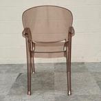 Outlet Design stoel Grand Soleil, transparant bruin, Huis en Inrichting, Ophalen of Verzenden, Nieuw, Stof, Eén