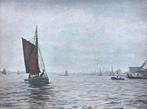 Jan Jans (1872-1943) - Zeilboot op het water, Antiek en Kunst, Kunst | Schilderijen | Klassiek
